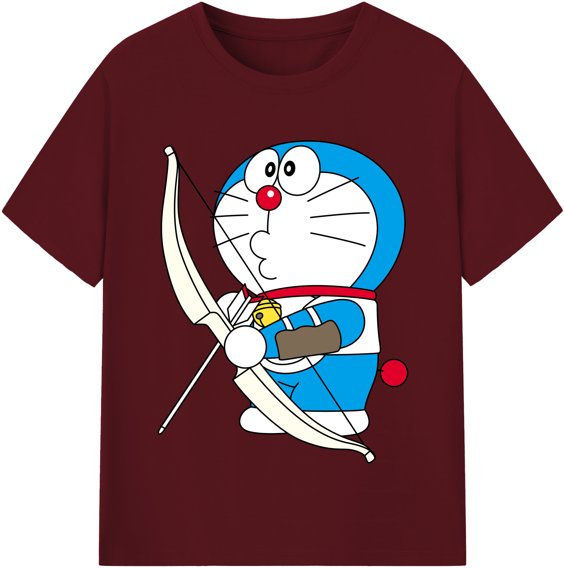 （画像用） ドラえもん Doraemon 綿100％半袖Tシャツ（フロントプリント）